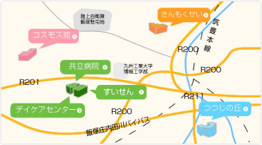 親和会 施設一覧MAP